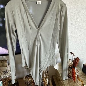 Wilfred Sage Sheer Bodysuit